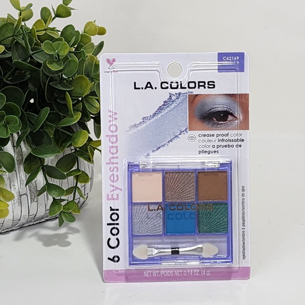 L. A. Colors 6 Color Eyeshadow Cloud 9 Palette New Unopened